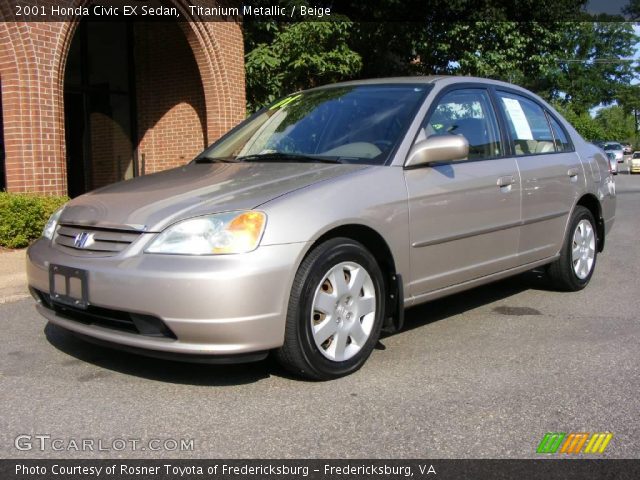 2001 Honda Civic EX Sedan in Titanium Metallic