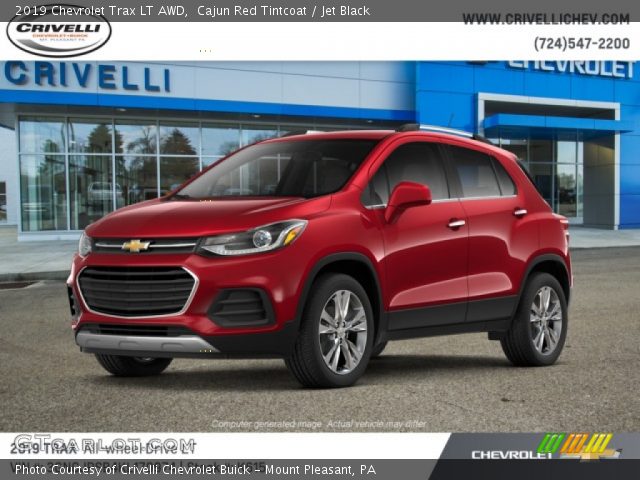2019 Chevrolet Trax LT AWD in Cajun Red Tintcoat