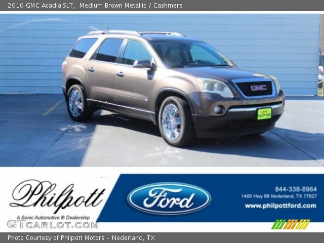 2010 GMC Acadia SLT in Medium Brown Metallic