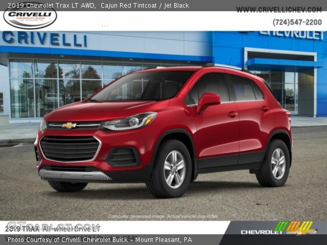 2019 Chevrolet Trax LT AWD in Cajun Red Tintcoat