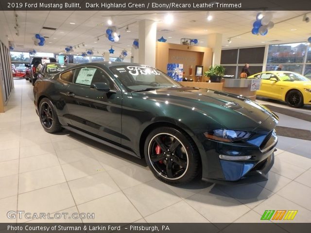 2019 Ford Mustang Bullitt in Dark Highland Green