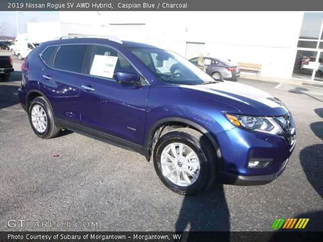 2019 Nissan Rogue SV AWD Hybrid in Caspian Blue