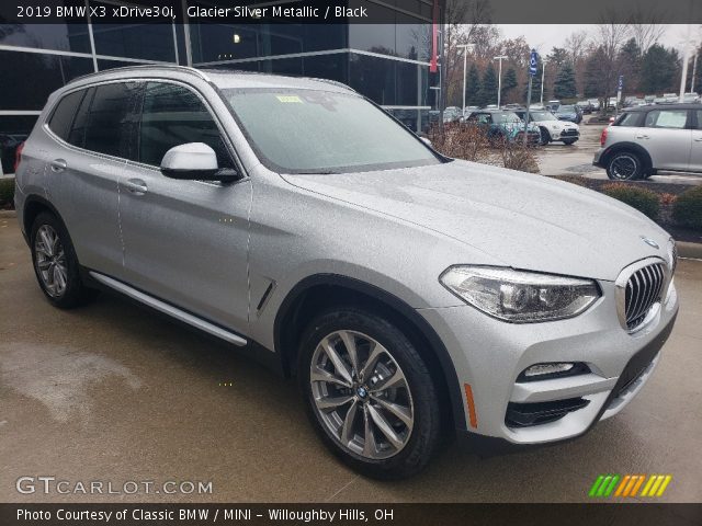 2019 BMW X3 xDrive30i in Glacier Silver Metallic