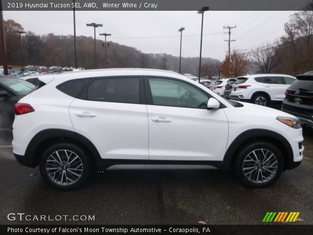 2019 Hyundai Tucson SEL AWD in Winter White