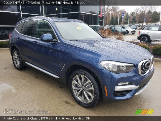 2019 BMW X3 xDrive30i in Phytonic Blue Metallic
