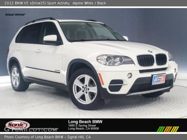 2012 BMW X5 xDrive35i Sport Activity in Alpine White