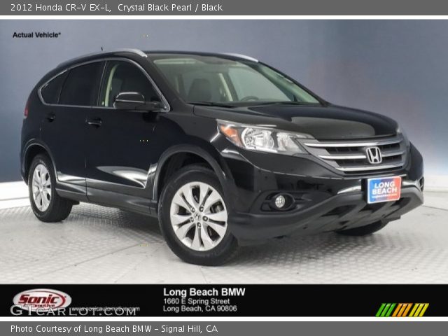 2012 Honda CR-V EX-L in Crystal Black Pearl