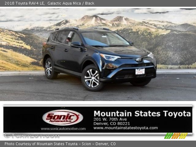 2018 Toyota RAV4 LE in Galactic Aqua Mica