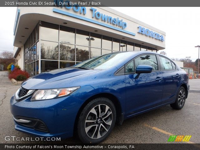 2015 Honda Civic EX Sedan in Dyno Blue Pearl