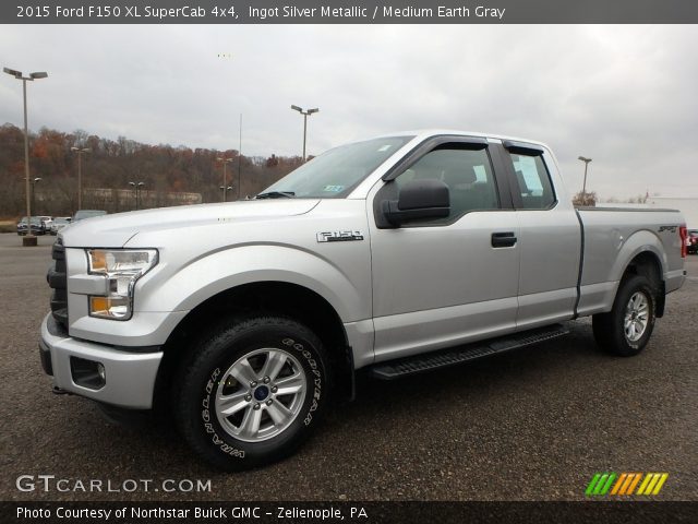 2015 Ford F150 XL SuperCab 4x4 in Ingot Silver Metallic