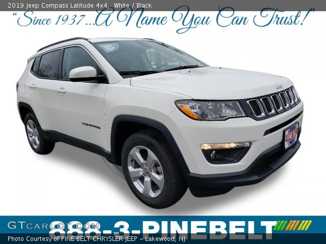 2019 Jeep Compass Latitude 4x4 in White