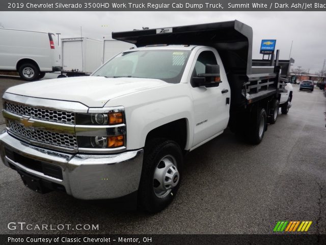 2019 Chevrolet Silverado 3500HD Work Truck Regular Cab Dump Truck in Summit White