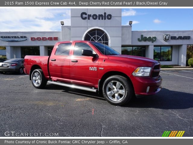 2015 Ram 1500 Express Crew Cab 4x4 in Deep Cherry Red Crystal Pearl