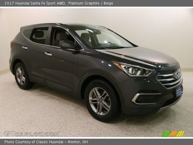 2017 Hyundai Santa Fe Sport AWD in Platinum Graphite