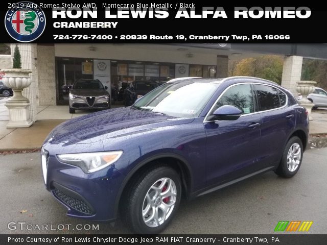 2019 Alfa Romeo Stelvio AWD in Montecarlo Blue Metallic