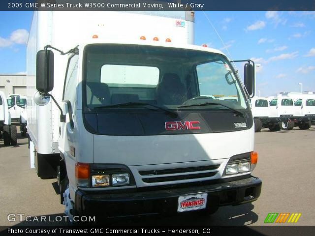 2005 GMC W Series Truck W3500 Commercial Moving in White