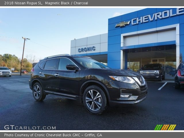 2018 Nissan Rogue SL in Magnetic Black