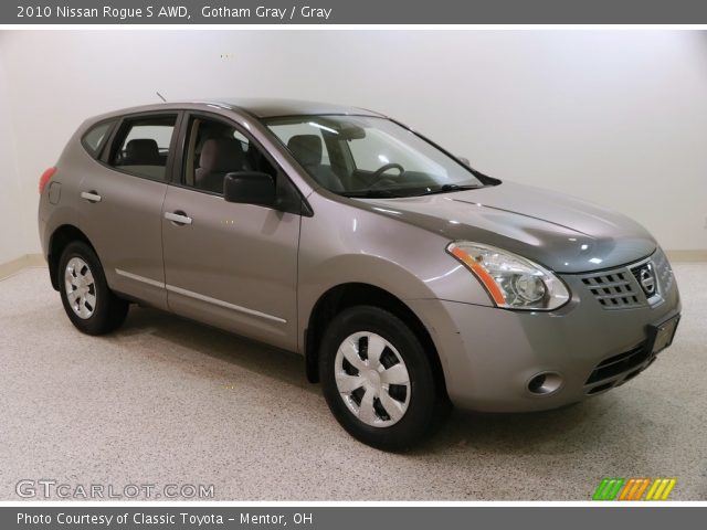 2010 Nissan Rogue S AWD in Gotham Gray