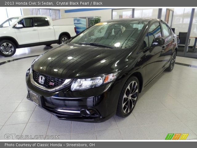 2013 Honda Civic Si Sedan in Crystal Black Pearl