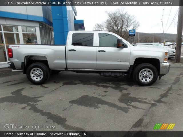 2019 Chevrolet Silverado 3500HD Work Truck Crew Cab 4x4 in Silver Ice Metallic