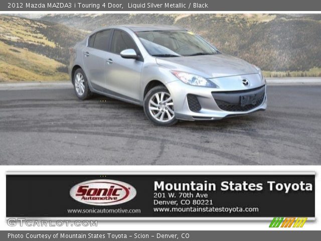 2012 Mazda MAZDA3 i Touring 4 Door in Liquid Silver Metallic