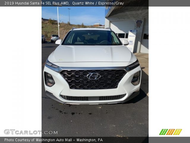 2019 Hyundai Santa Fe SEL Plus AWD in Quartz White