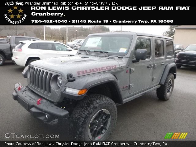 2019 Jeep Wrangler Unlimited Rubicon 4x4 in Sting-Gray