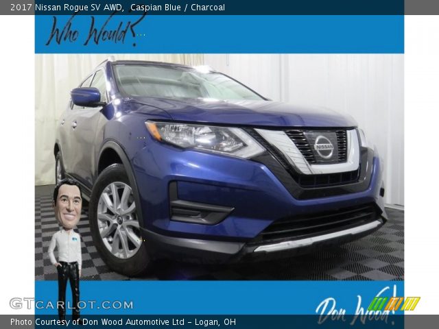 2017 Nissan Rogue SV AWD in Caspian Blue