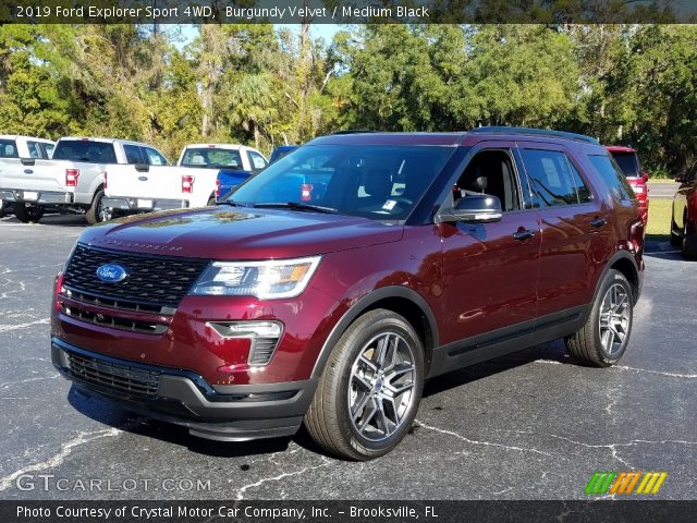 2019 Ford Explorer Sport 4WD in Burgundy Velvet