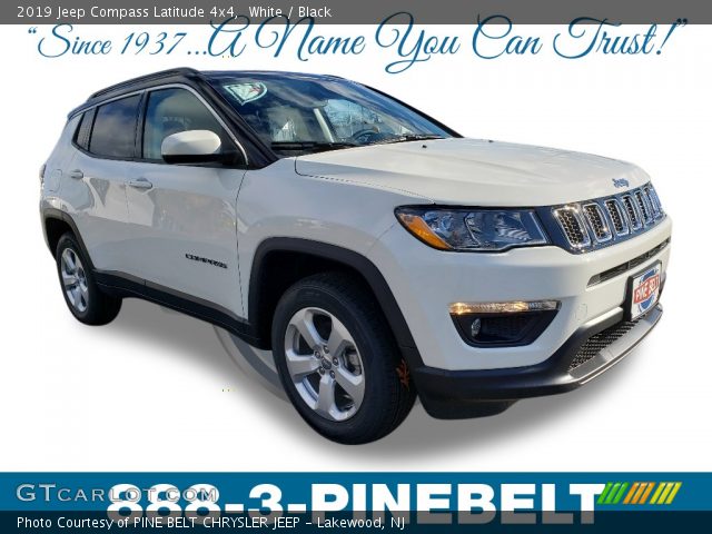 2019 Jeep Compass Latitude 4x4 in White