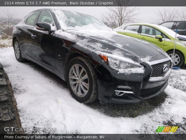 2014 Infiniti Q 50 3.7 AWD Premium in Black Obsidian