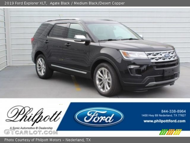 2019 Ford Explorer XLT in Agate Black