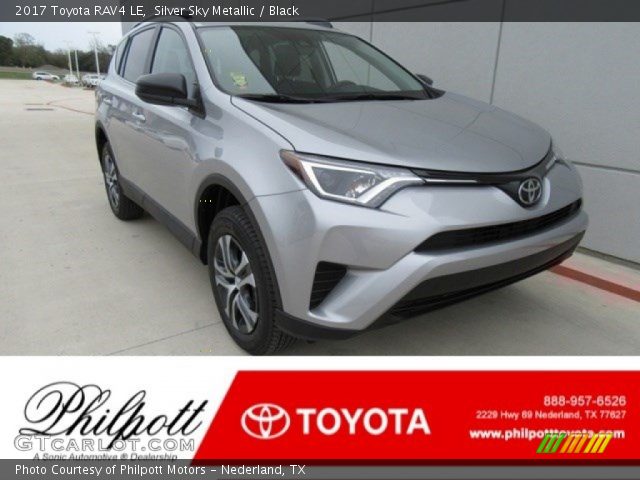 2017 Toyota RAV4 LE in Silver Sky Metallic