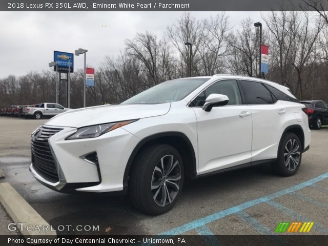 2018 Lexus RX 350L AWD in Eminent White Pearl