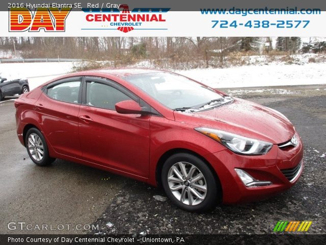 2016 Hyundai Elantra SE in Red