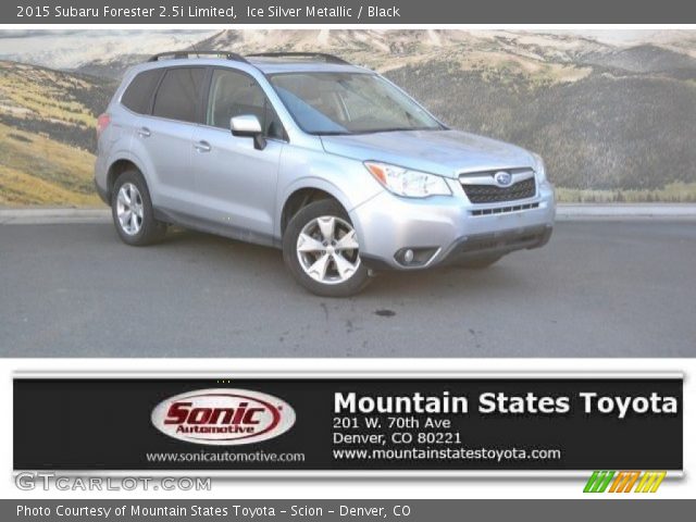 2015 Subaru Forester 2.5i Limited in Ice Silver Metallic