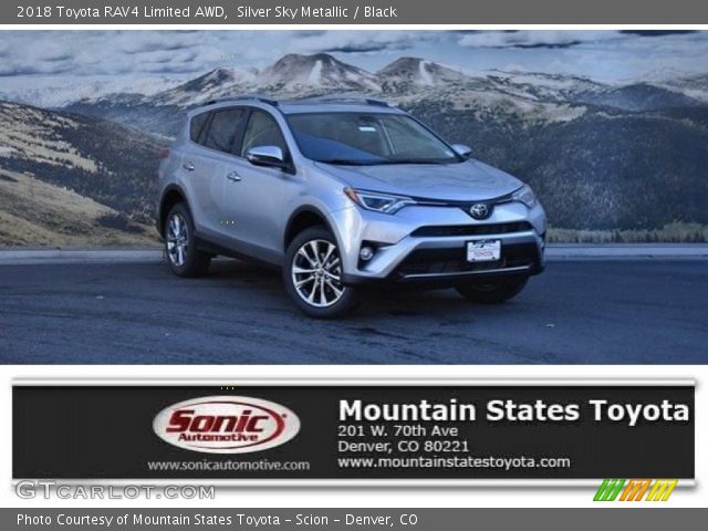 2018 Toyota RAV4 Limited AWD in Silver Sky Metallic