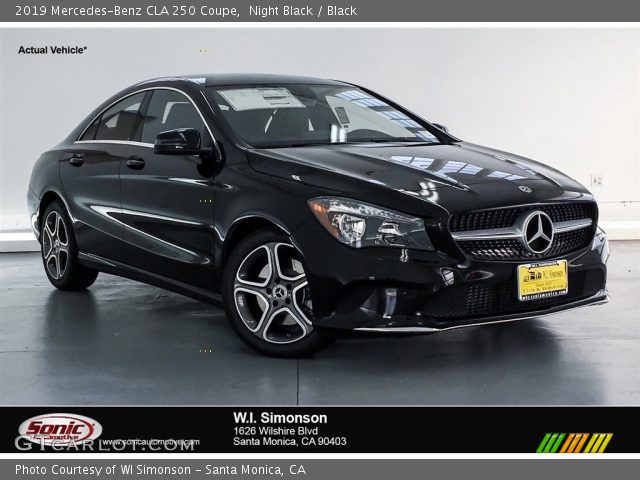 2019 Mercedes-Benz CLA 250 Coupe in Night Black