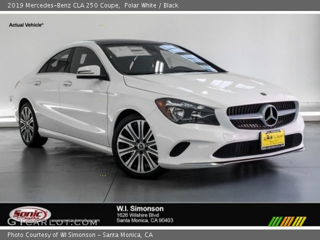 2019 Mercedes-Benz CLA 250 Coupe in Polar White