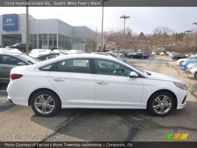 2019 Hyundai Sonata SEL in Quartz White Pearl