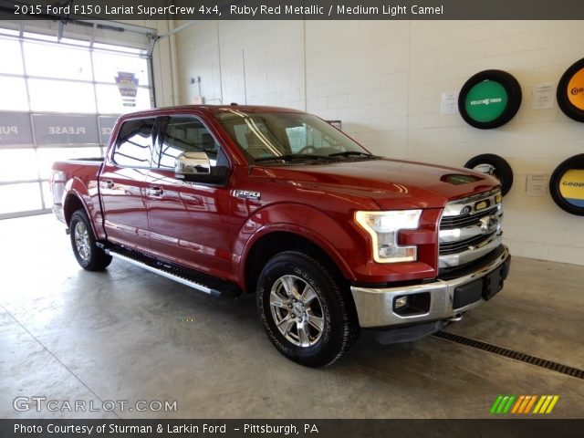 2015 Ford F150 Lariat SuperCrew 4x4 in Ruby Red Metallic