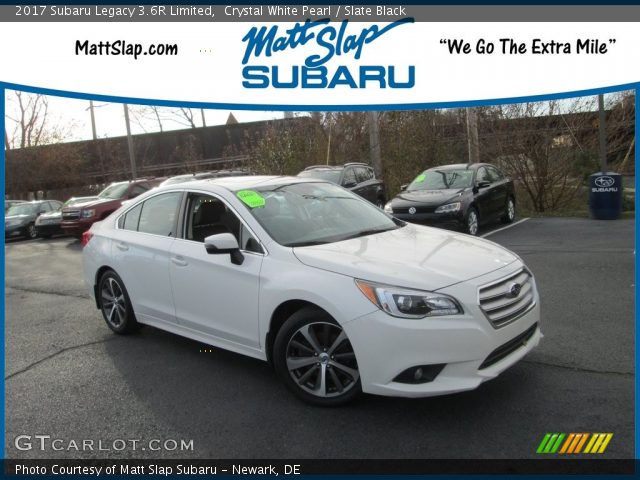 2017 Subaru Legacy 3.6R Limited in Crystal White Pearl