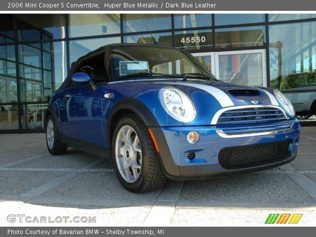 2006 Mini Cooper S Convertible in Hyper Blue Metallic