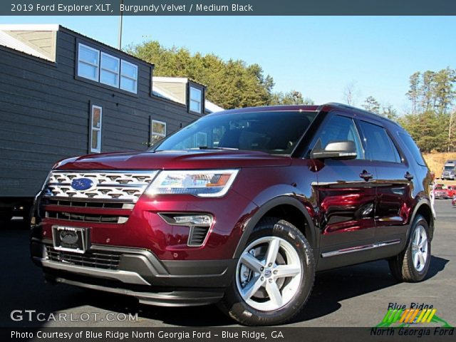 2019 Ford Explorer XLT in Burgundy Velvet