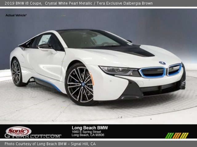 2019 BMW i8 Coupe in Crystal White Pearl Metallic