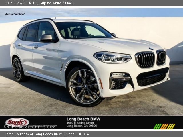 2019 BMW X3 M40i in Alpine White