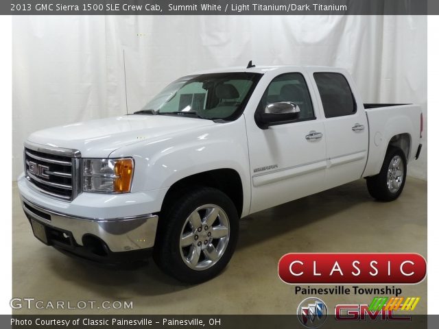 2013 GMC Sierra 1500 SLE Crew Cab in Summit White