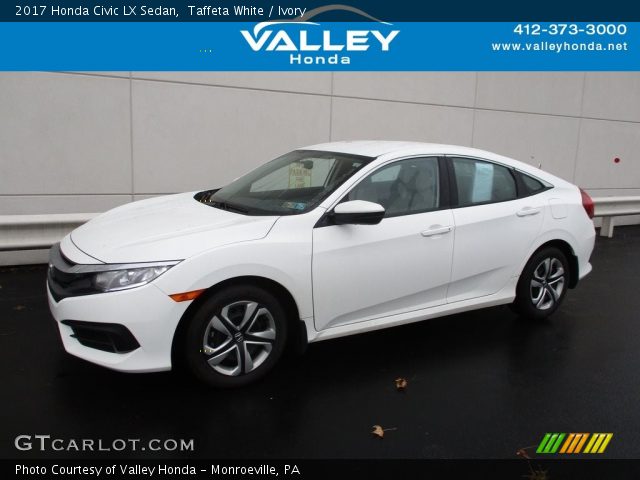 2017 Honda Civic LX Sedan in Taffeta White