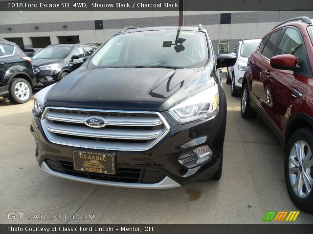 2018 Ford Escape SEL 4WD in Shadow Black