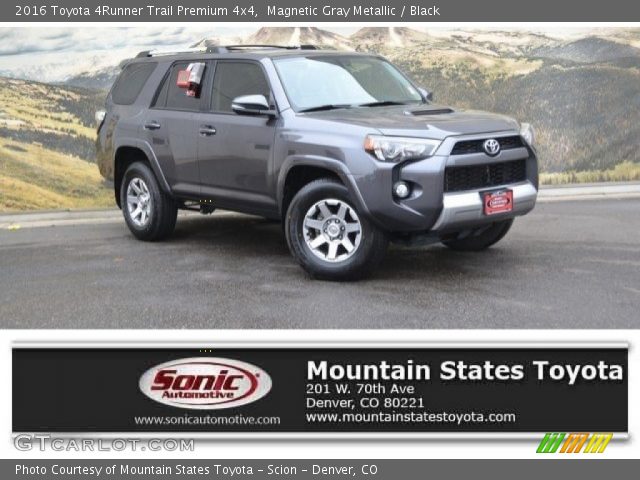 2016 Toyota 4Runner Trail Premium 4x4 in Magnetic Gray Metallic